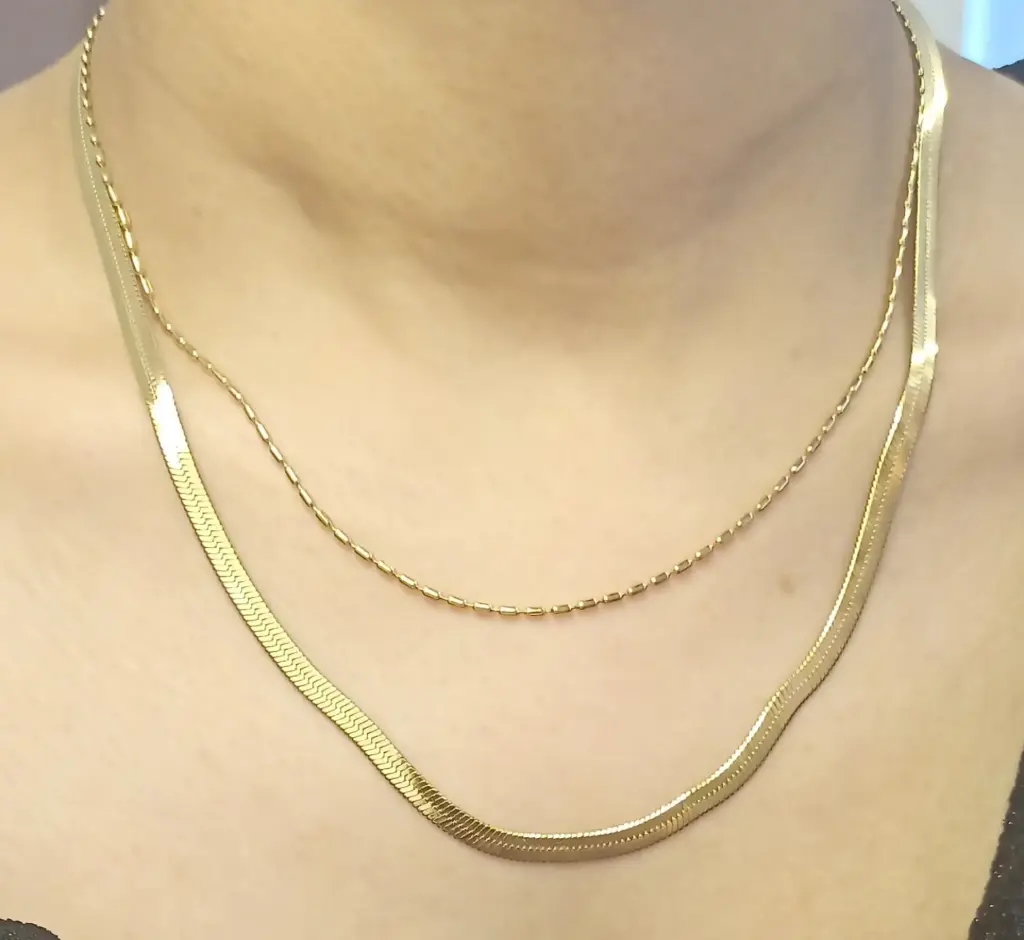 Plain Double Layer Chain