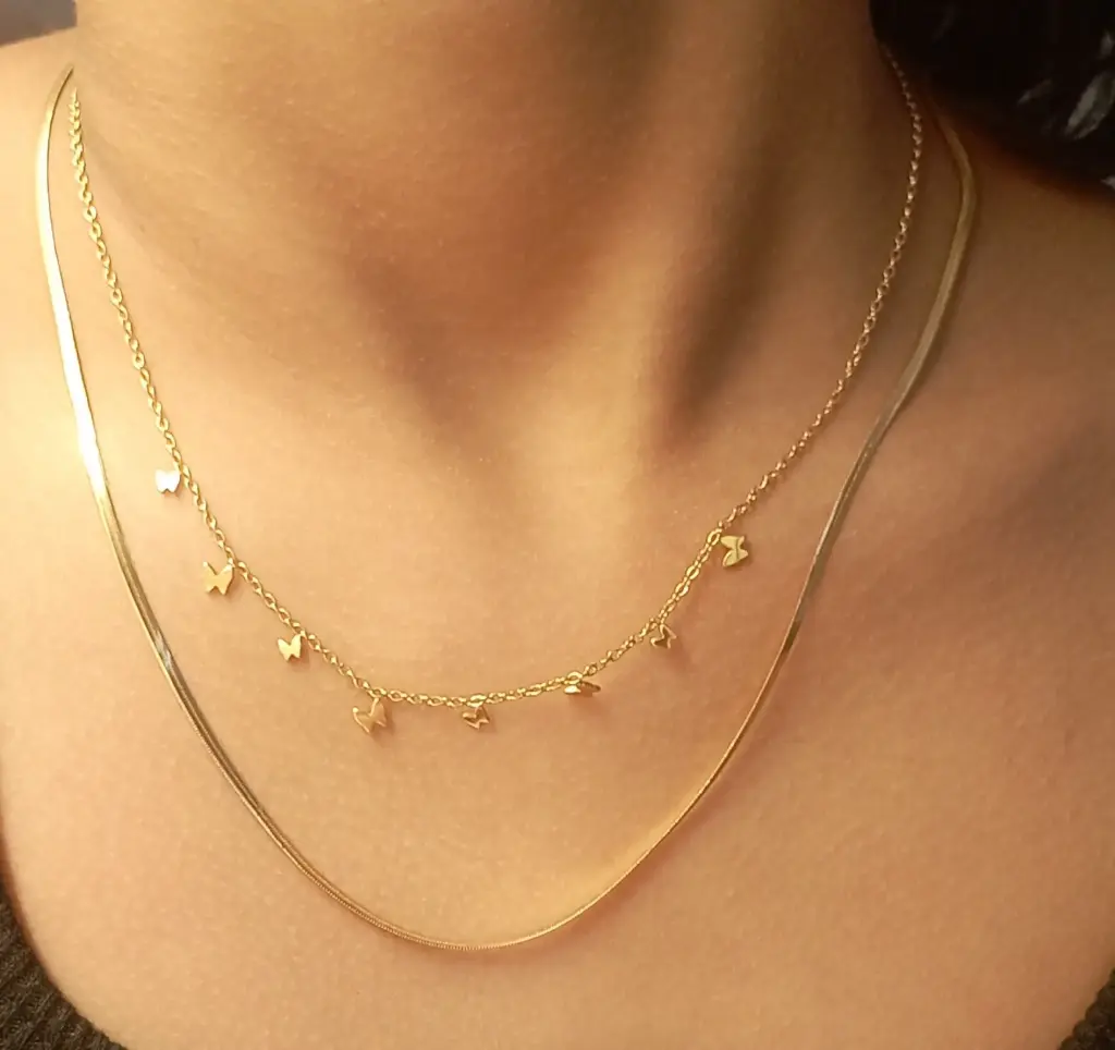 Butterfly Double Layer Chain