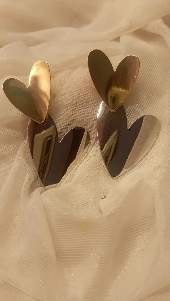 Double Heart Earrings